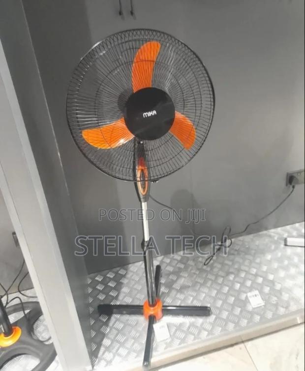 Mika 16 Inches Orange Black Standing Fan - thumbnail 2