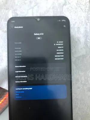 Samsung Galaxy A12 64 GB Black