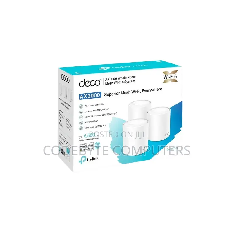 TP-Link Deco X50 AX3000 Whole Home Mesh Wi-Fi 6 System (3 Pack)