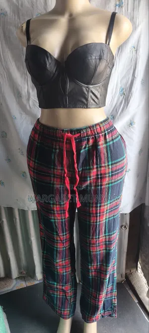 Pajama Pants Plus Crop Tops