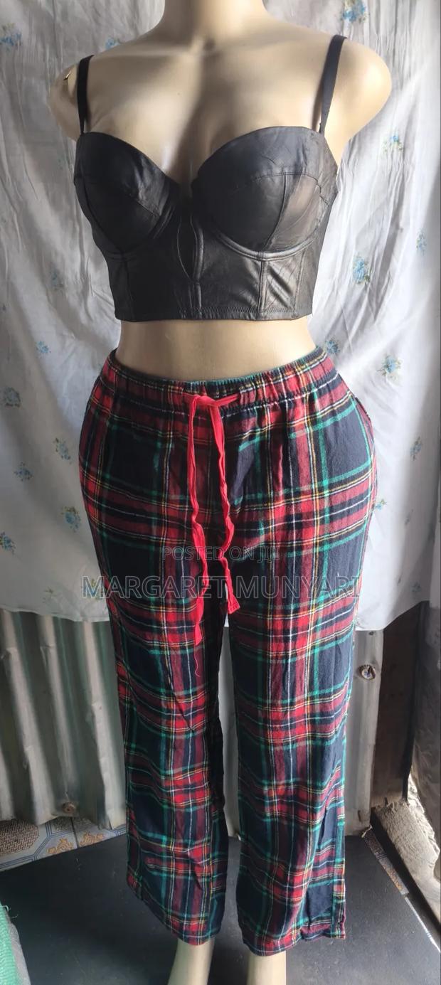 Pajama Pants Plus Crop Tops - main view