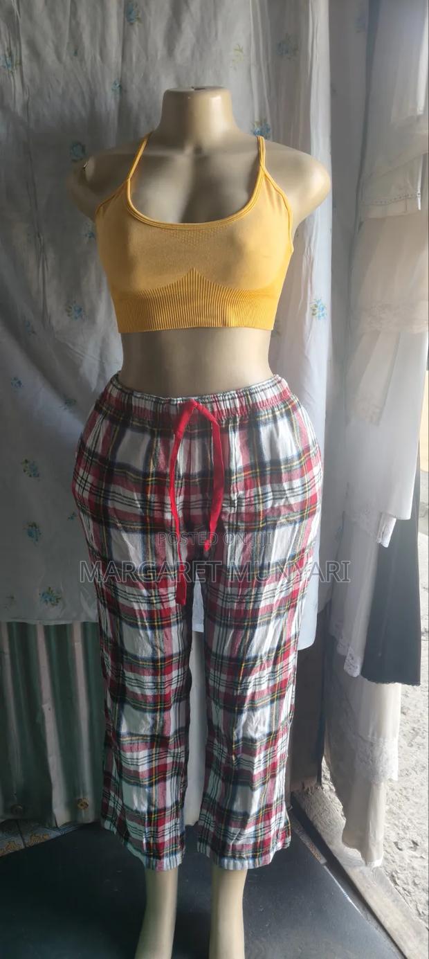 Pajama Pants Plus Crop Tops - thumbnail 2