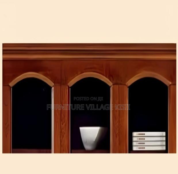 Cabinet: 3-Door Executive Mahogany Cabinet. - thumbnail 5