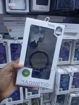 Magnetic Shockproof Case Packaged for the Samsung Galaxy S25 Ultra,