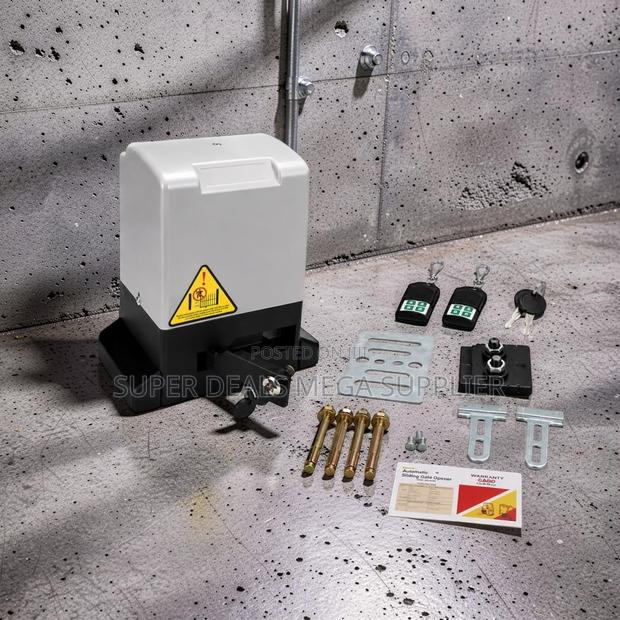 Wireless Remote Control Automatic Sliding Gate Opener Complete Kit