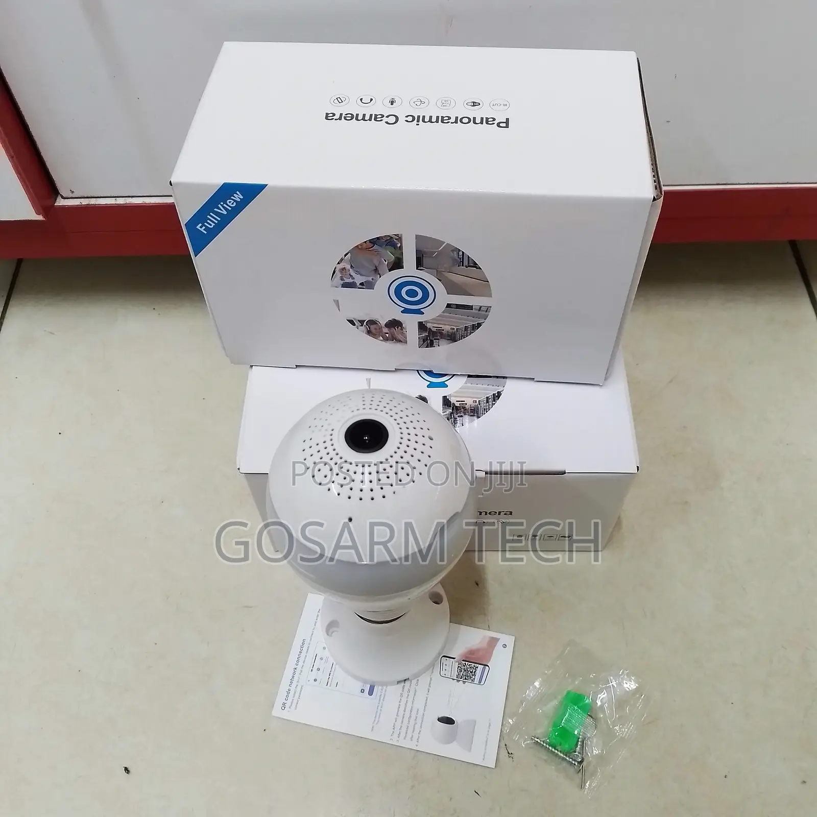 Panoramic V380 WiFi CCTV Bulb Camera – Easy Installation