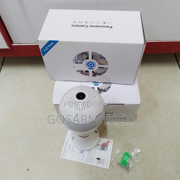 Panoramic V380 WiFi CCTV Bulb Camera – Easy Installation