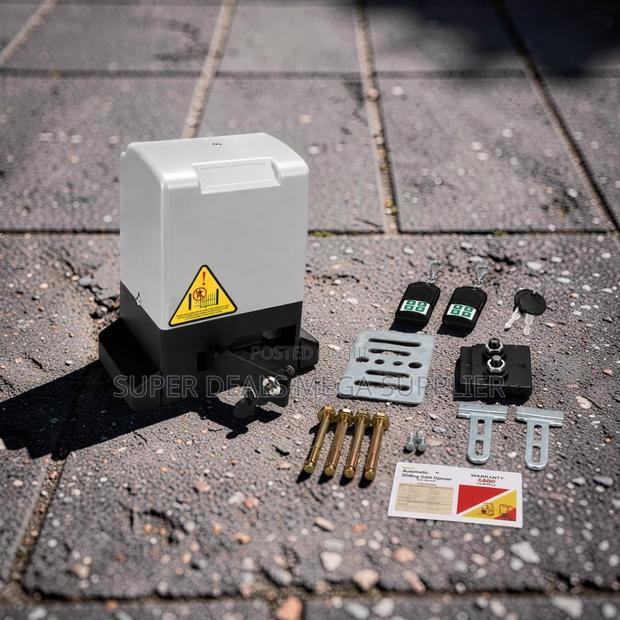 Reliable Remote Control Automatic Sliding Gate Opener Complete Kit - main view
