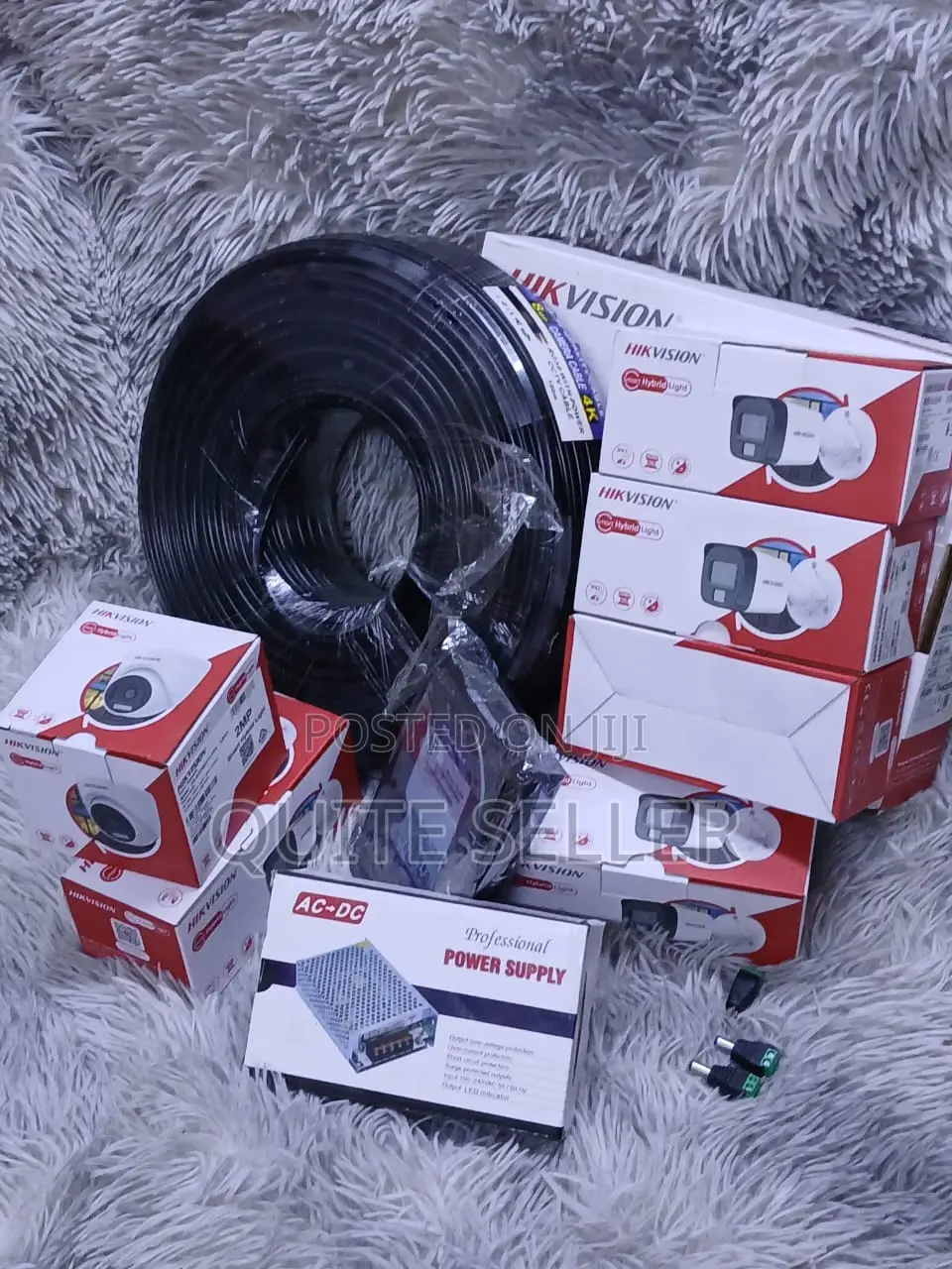 Hikvision 6 Camera 2MP Smart Hybrid Full-Color CCTV Kit 8 CHANNEL DVR