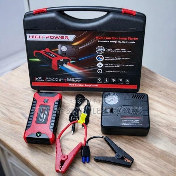 Manufacturer Prices 12V 99800mAh Car Jump Starter With Air Compressor