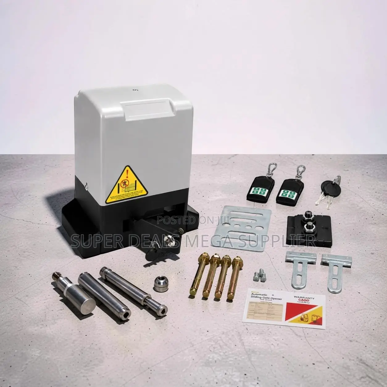 Weather Resistant Automatic Sliding Gate Opener Complete Kit
