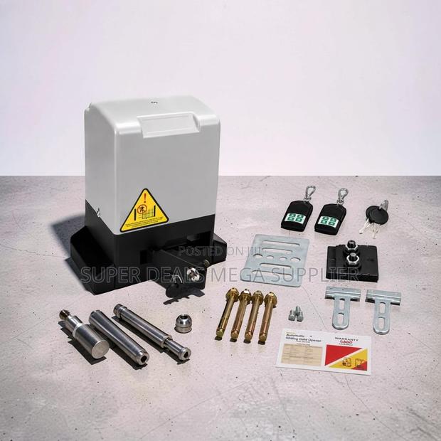 Weather Resistant Automatic Sliding Gate Opener Complete Kit - main view