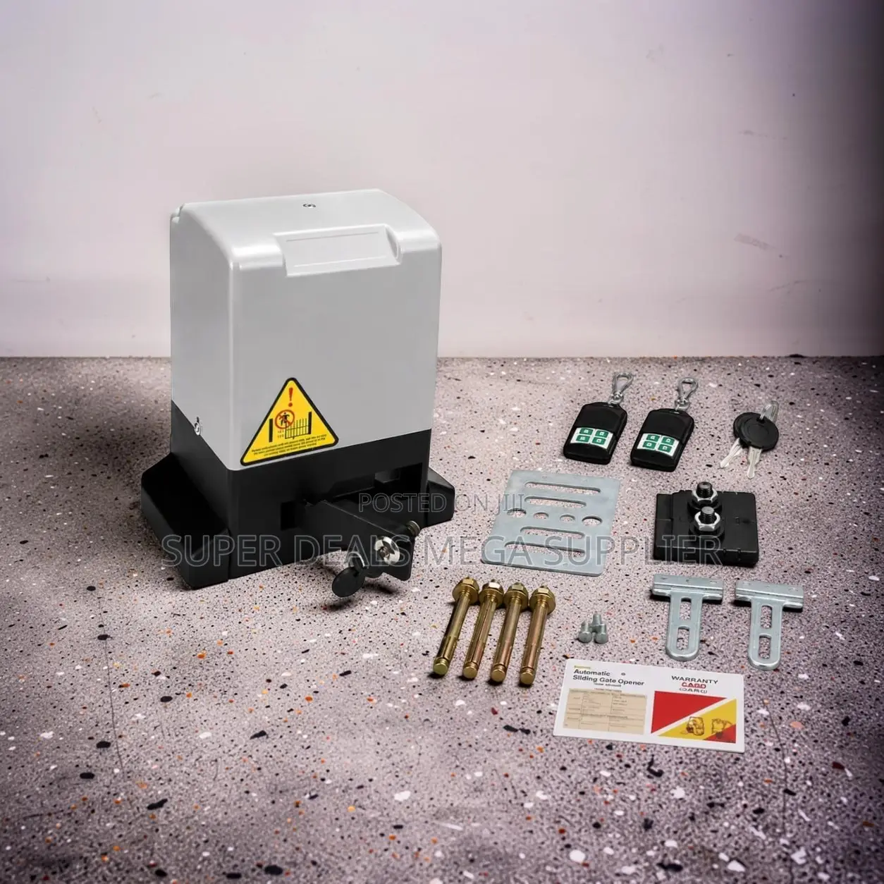 Smooth Operation Automatic Sliding Gate Opener Complete Kit
