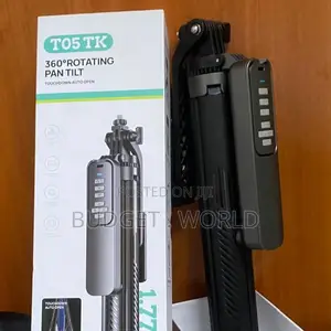 T05 360° Rotating Vlogging Selfie Stick Tripod