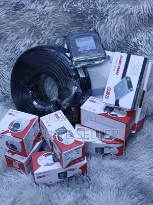 6 CAMERA 2MP Hikvision Full-Color Night Vision CCTV Kit