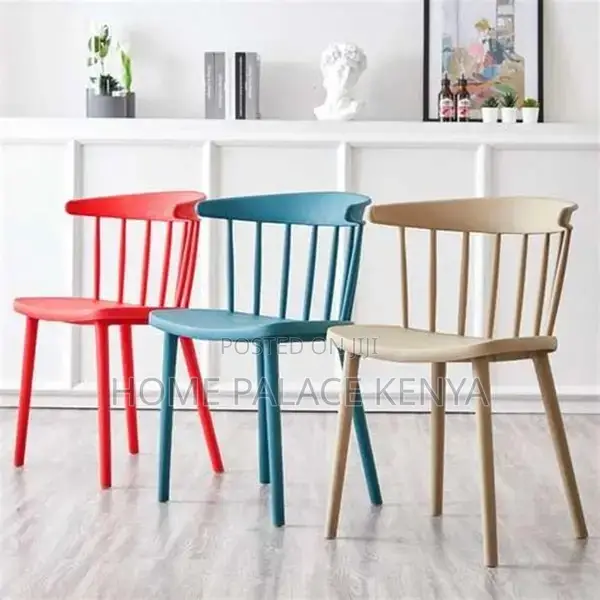 Plastic Chair; Comfortable Stackable Plastic Dining Chair