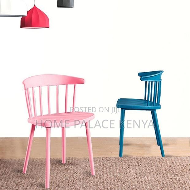 Plastic Chair; Comfortable Stackable Plastic Dining Chair - thumbnail 6
