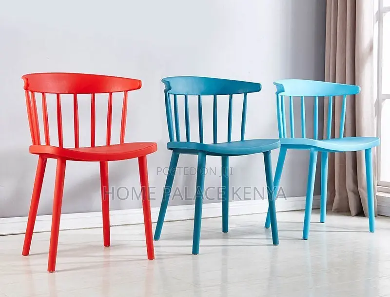 Plastic Chair; Comfortable Stackable Plastic Dining Chair