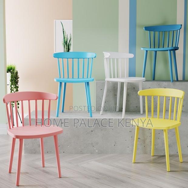 Plastic Chair; Comfortable Stackable Plastic Dining Chair - thumbnail 8
