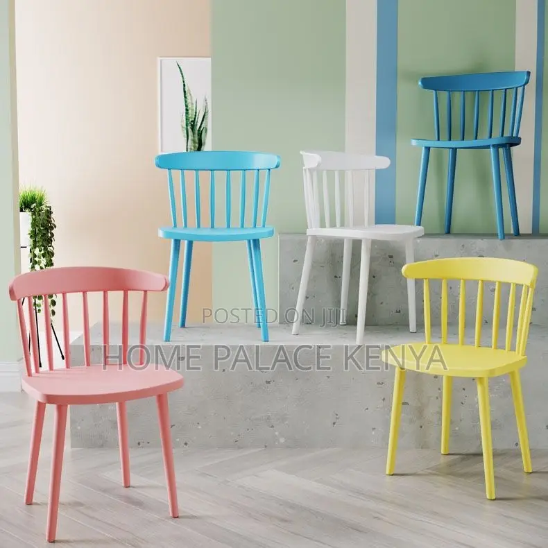 Plastic Chair; Comfortable Stackable Plastic Dining Chair