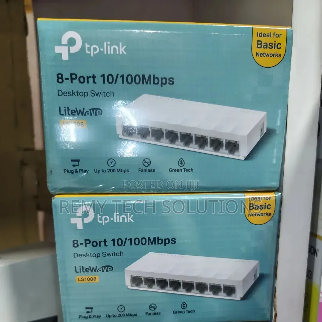 TP-Link 8-Port 10/100Mbps Desktop Network Switch - TL-SF1008D