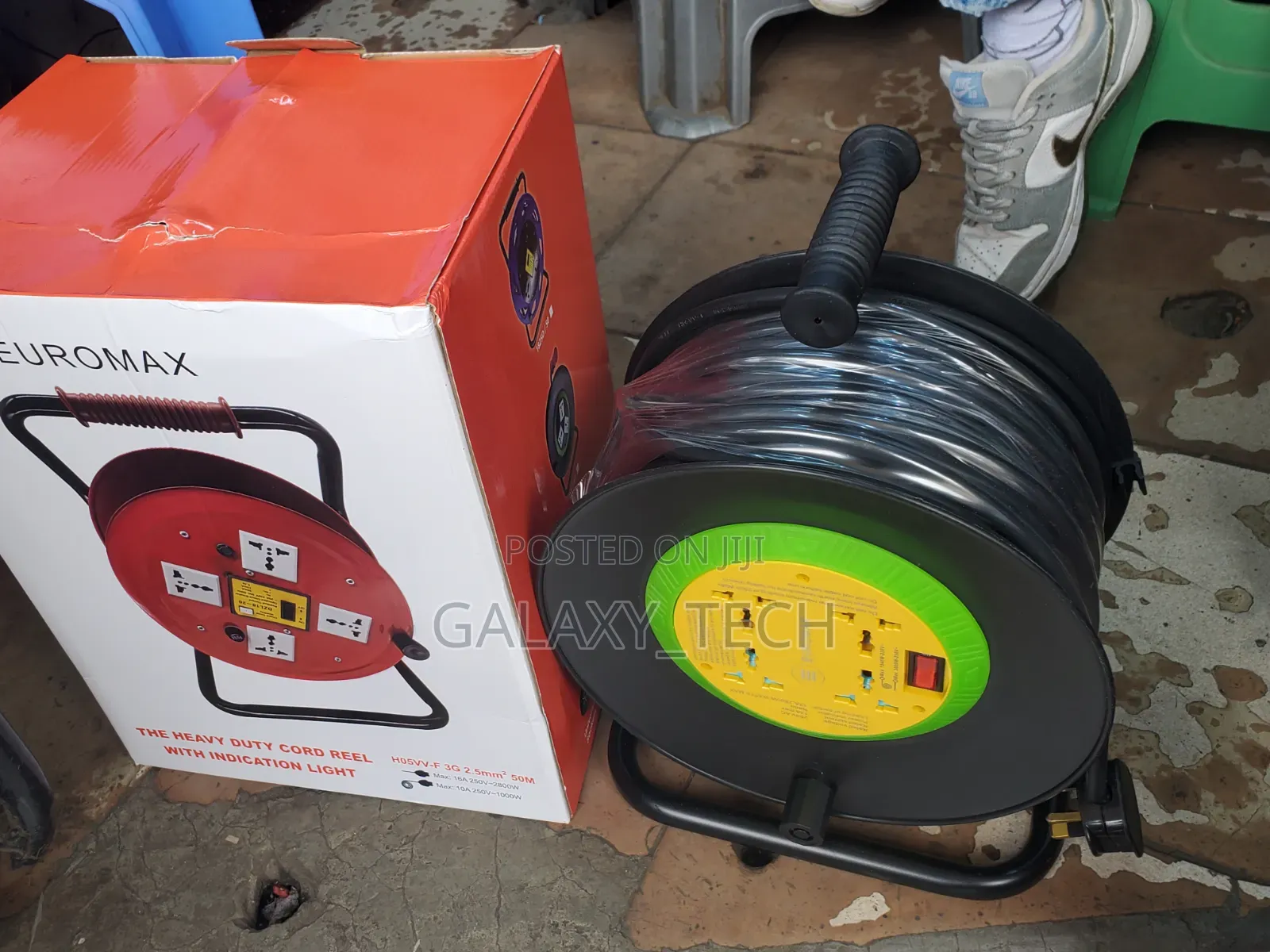 25m EUROMAX Extension REEL 2.5mm2