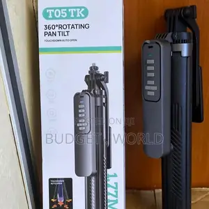 . T05 360° Rotating Mobile Phone Selfie Stick Tripod
