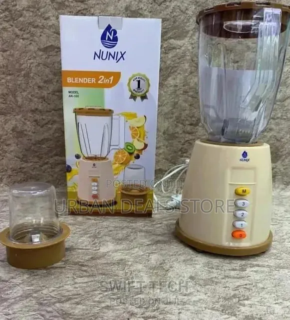 Nunix Ak-100 2-in-1 Blender + Grinder