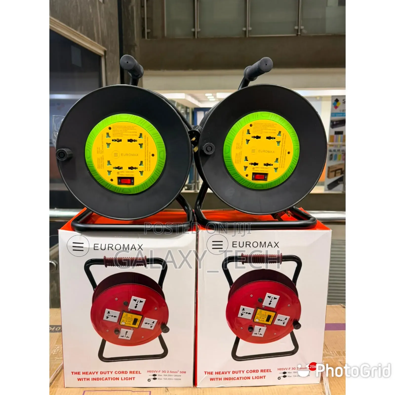25m EUROMAX Extension REEL 2.5mm2