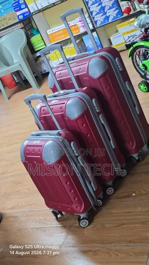 3-in-1 Luxurious Fiber Suitcase Set** 