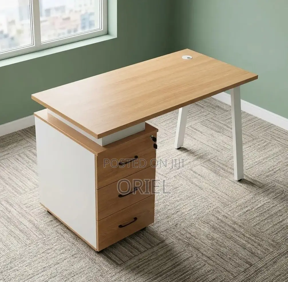 Office Desk : Ergonomic Office Desk With Drawers