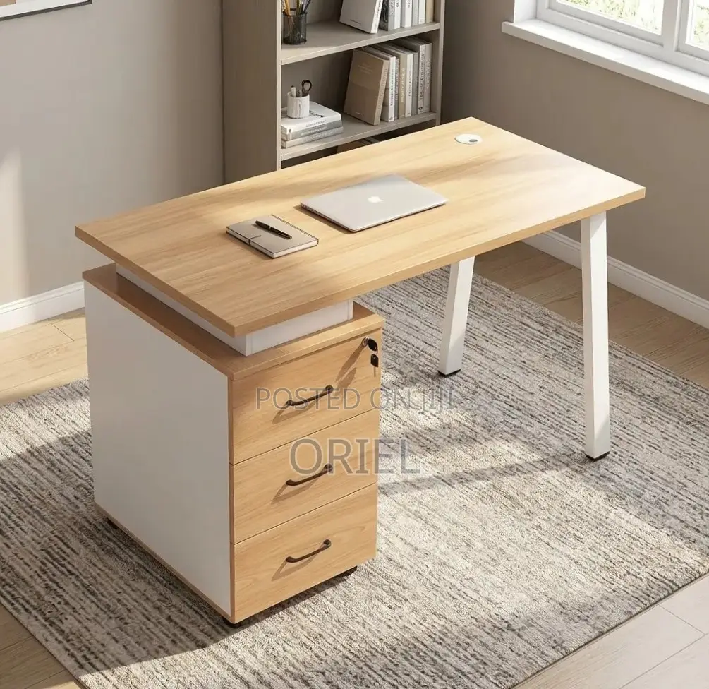 Office Desk : Ergonomic Office Desk With Drawers