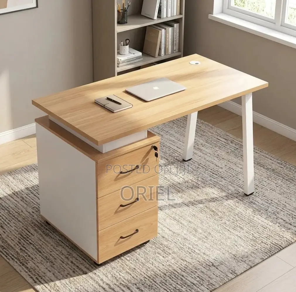 Office Desk : Ergonomic Office Desk With Drawers