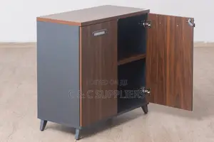 C C 2-Door Credenza Storage Cabinet.