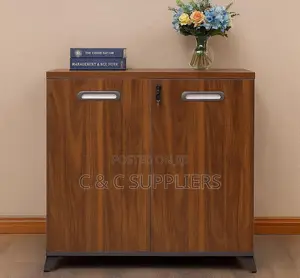 C C 2-Door Credenza Storage Cabinet.