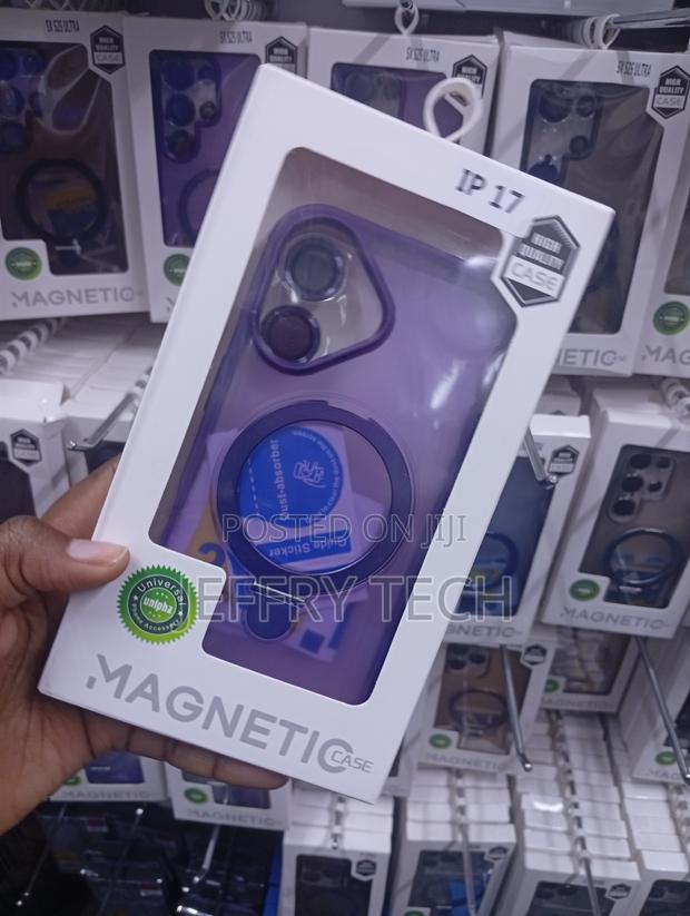 Purple Translucent iPhone 17 MagneticCase With Camera Lens Protector - thumbnail 2