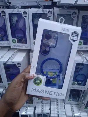 Blue Samsung Galaxy S23 Ultra Magnetic Ring-Stand Case