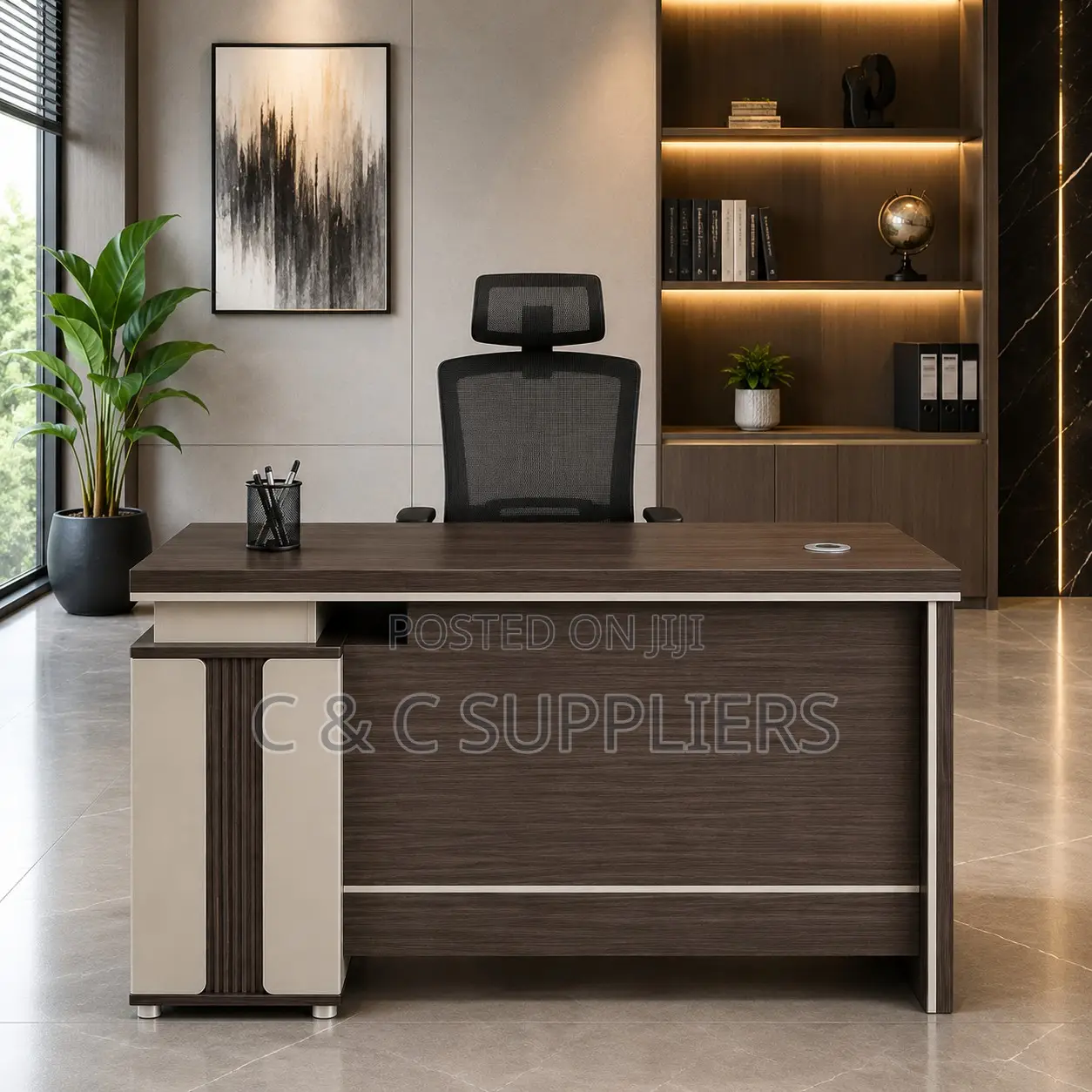 Advanced Gray Wooden Desk-1200mm