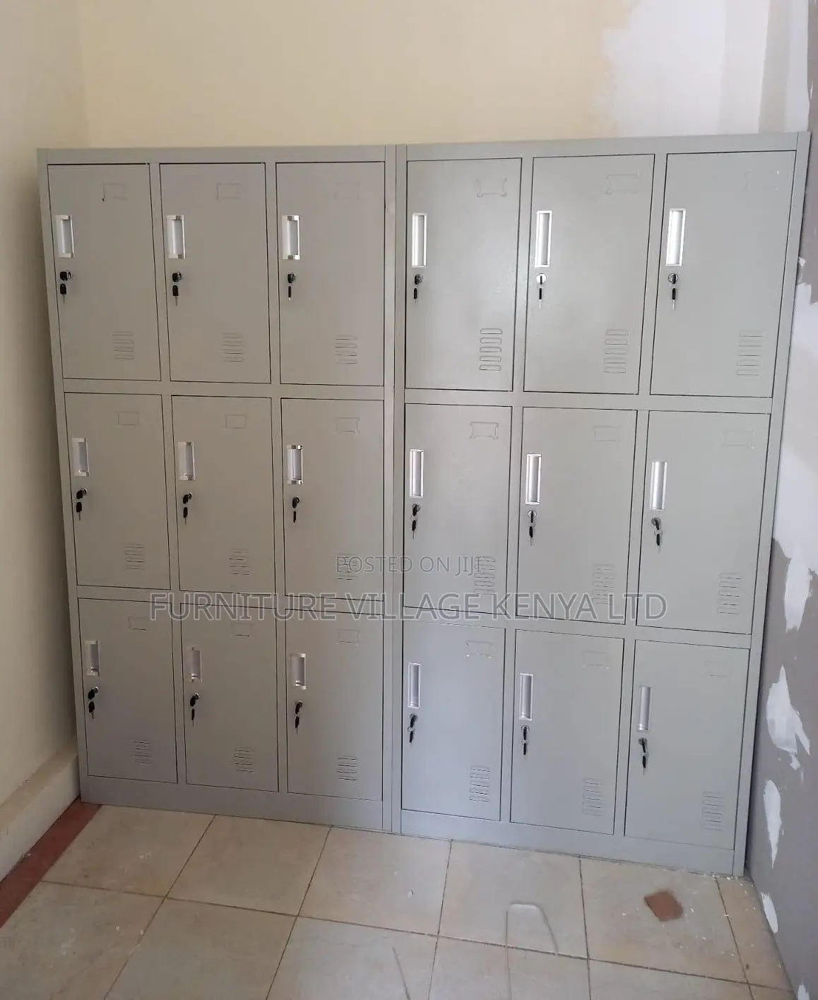 Office Cabinet; Metallic Lockable 9 Door Office Cabinet.