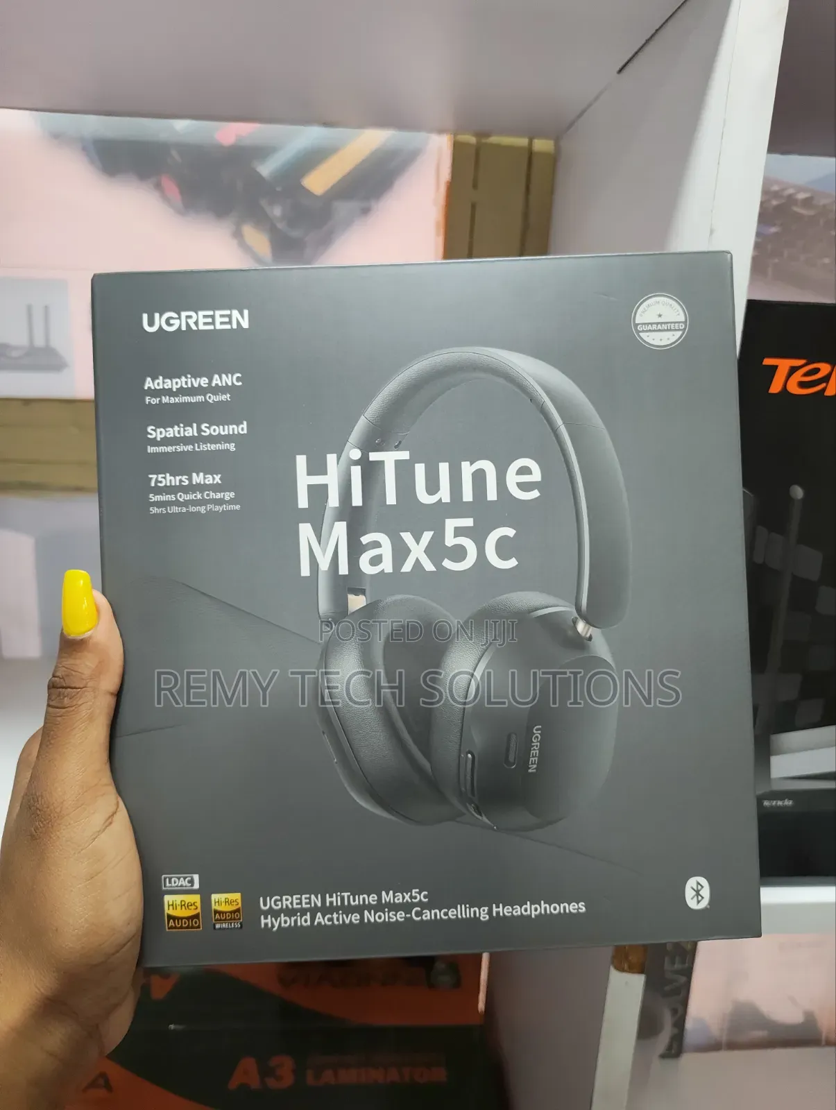 UGREEN HiTune Max5c Hybrid Active Noise-Cancelling Headphones -