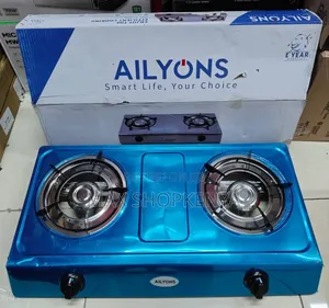 AILYONS 2 Burner Stainless Steel Table Top Gas Cooker