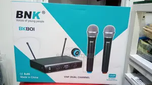 BNK BK-801 Dual Handheld Cordless Karaoke Microphone System