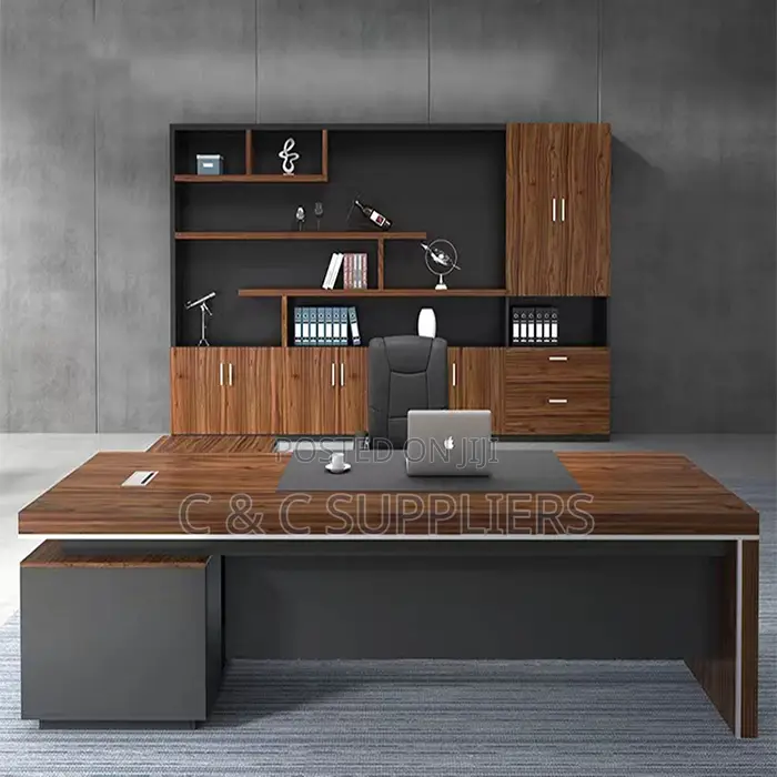 Director's Wooden L-Shaped Desk-2000mm