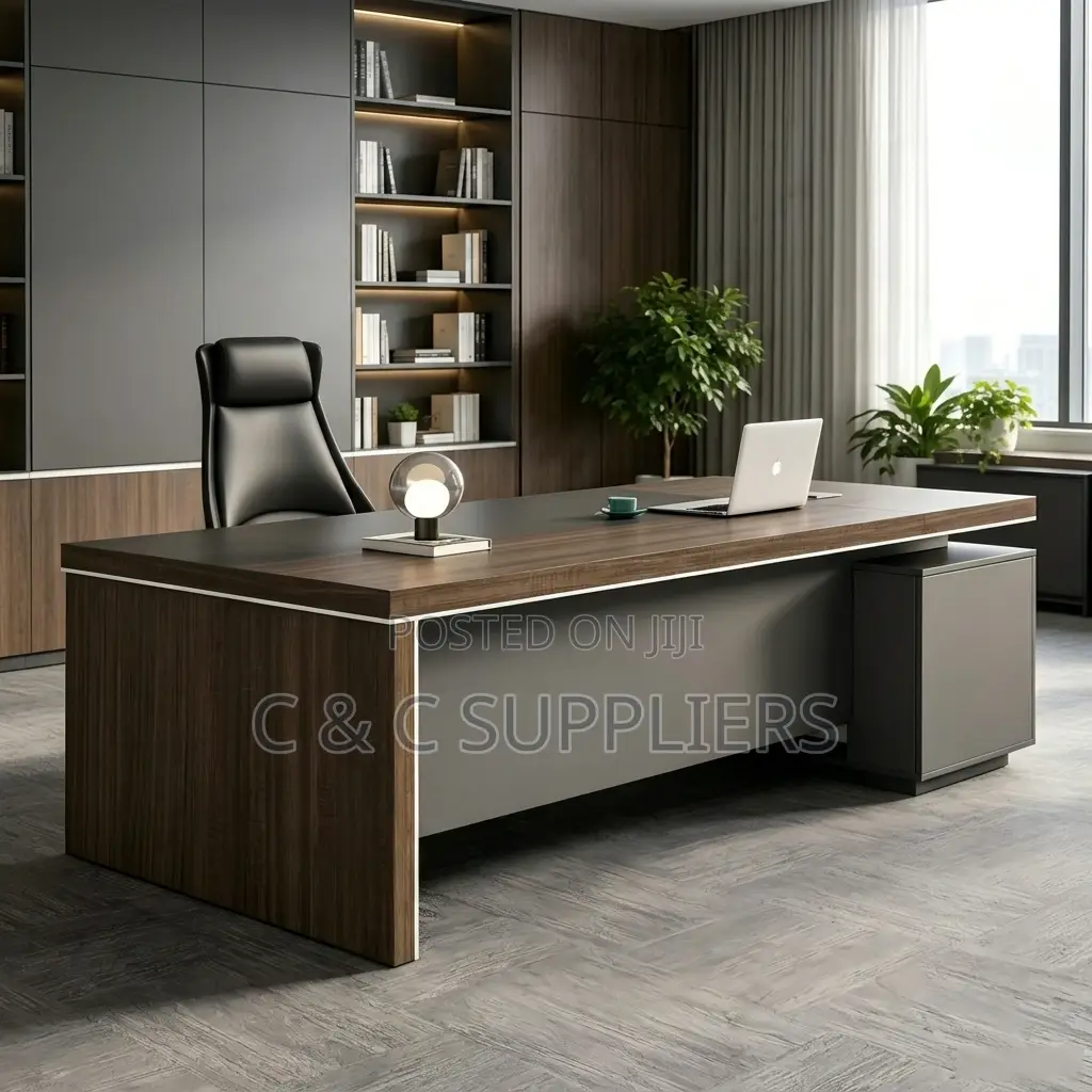 Director's Wooden L-Shaped Desk-2000mm