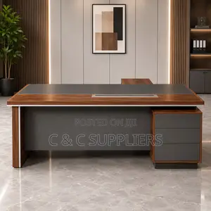 Director's Wooden L-Shaped Desk-2000mm