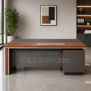 Director's Wooden L-Shaped Desk-2000mm