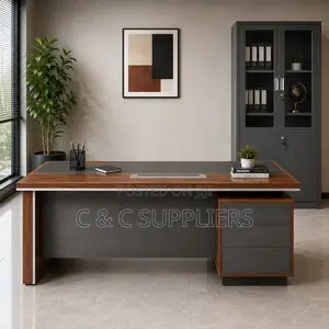 Director's Wooden L-Shaped Desk-2000mm
