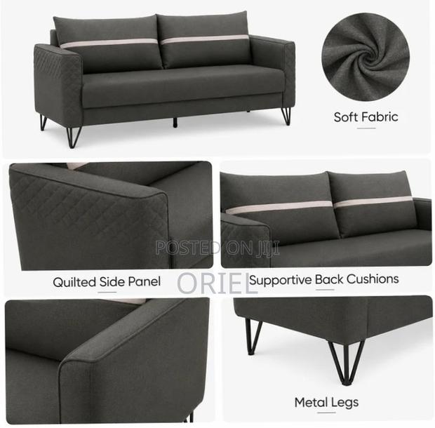 Office Sofa : 5-Seater Visitor Sofa Set - thumbnail 3