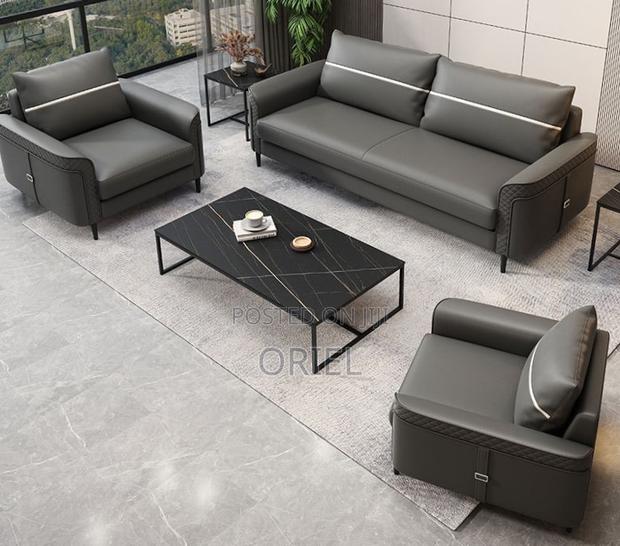 Office Sofa : 5-Seater Visitor Sofa Set - thumbnail 6