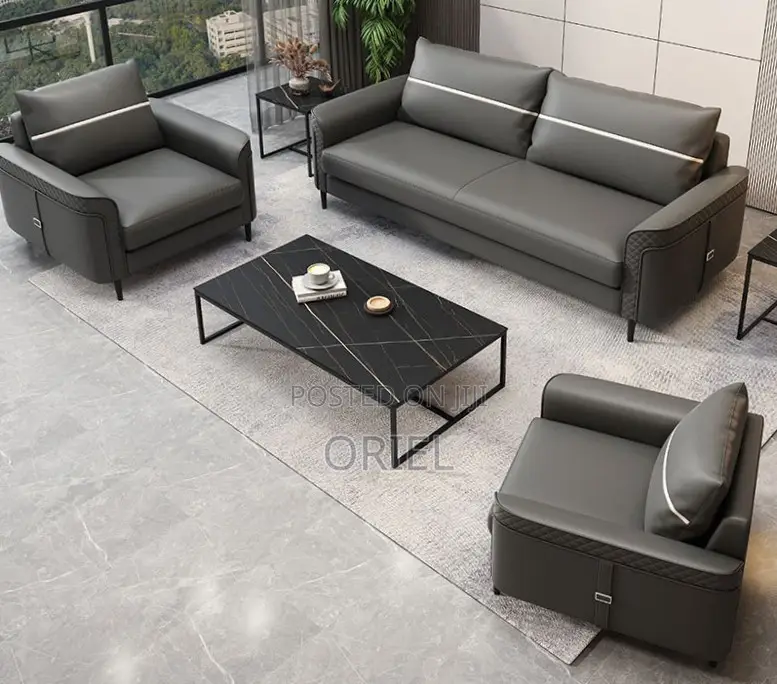 Office Sofa : 5-Seater Visitor Sofa Set